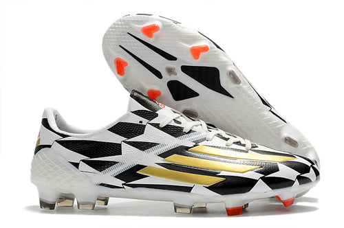 AdiZero F50 gold zebra