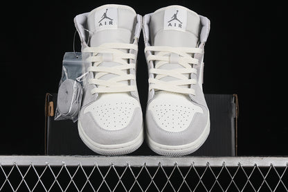 Jordan 1 Mid smoke grey
