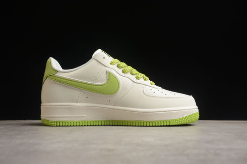 Air Force 1 white pistachio green swoosh