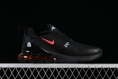 Air Max 270 black red swoosh