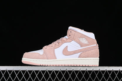 Jordan 1 Mid legend pink