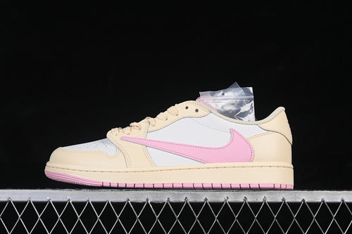 Jordan 1 Low x Travis Scott shy pink