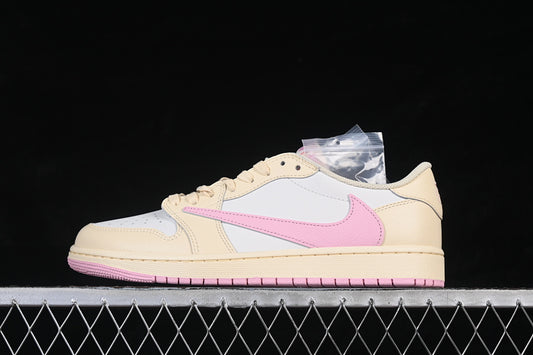 Jordan 1 Low x Travis Scott shy pink