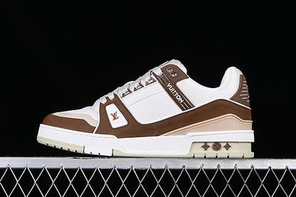 LV trainer white brownie