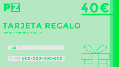 Tarjeta regalo