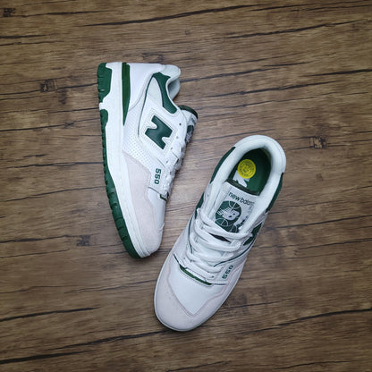 New Balance 550 white green