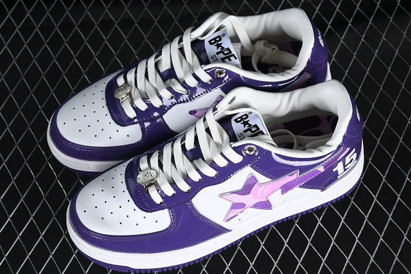 BAPE STA white purple