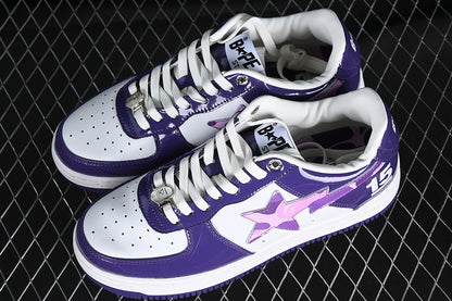 BAPE STA white purple