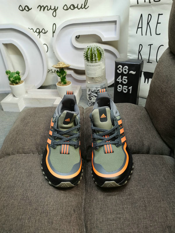 UltraBoost olive orange