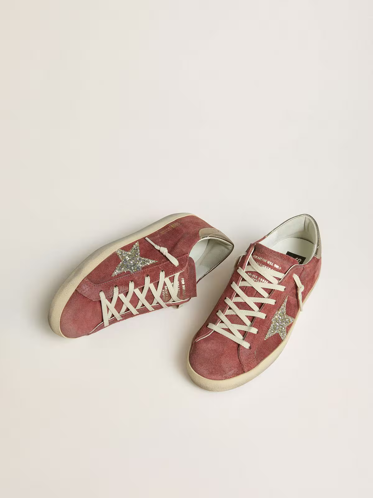 Golden Goose red suede