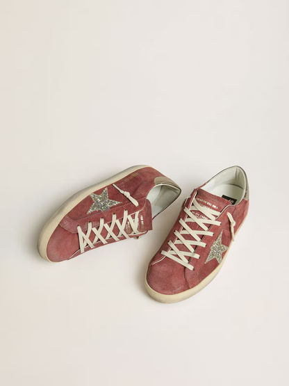 Golden Goose red suede