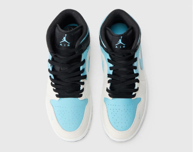 Jordan 1 Mid summit white blue