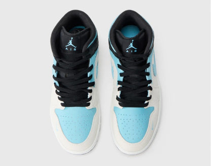 Jordan 1 Mid summit white blue