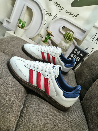 Samba white red blue