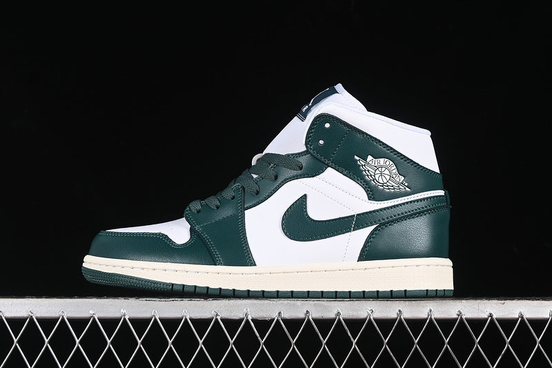 Jordan 1 Mid oxidized green