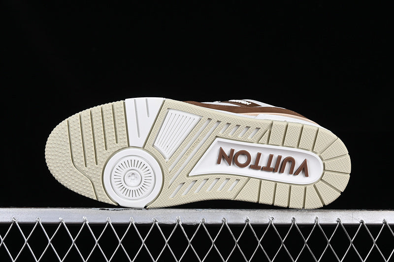 LV trainer white brownie