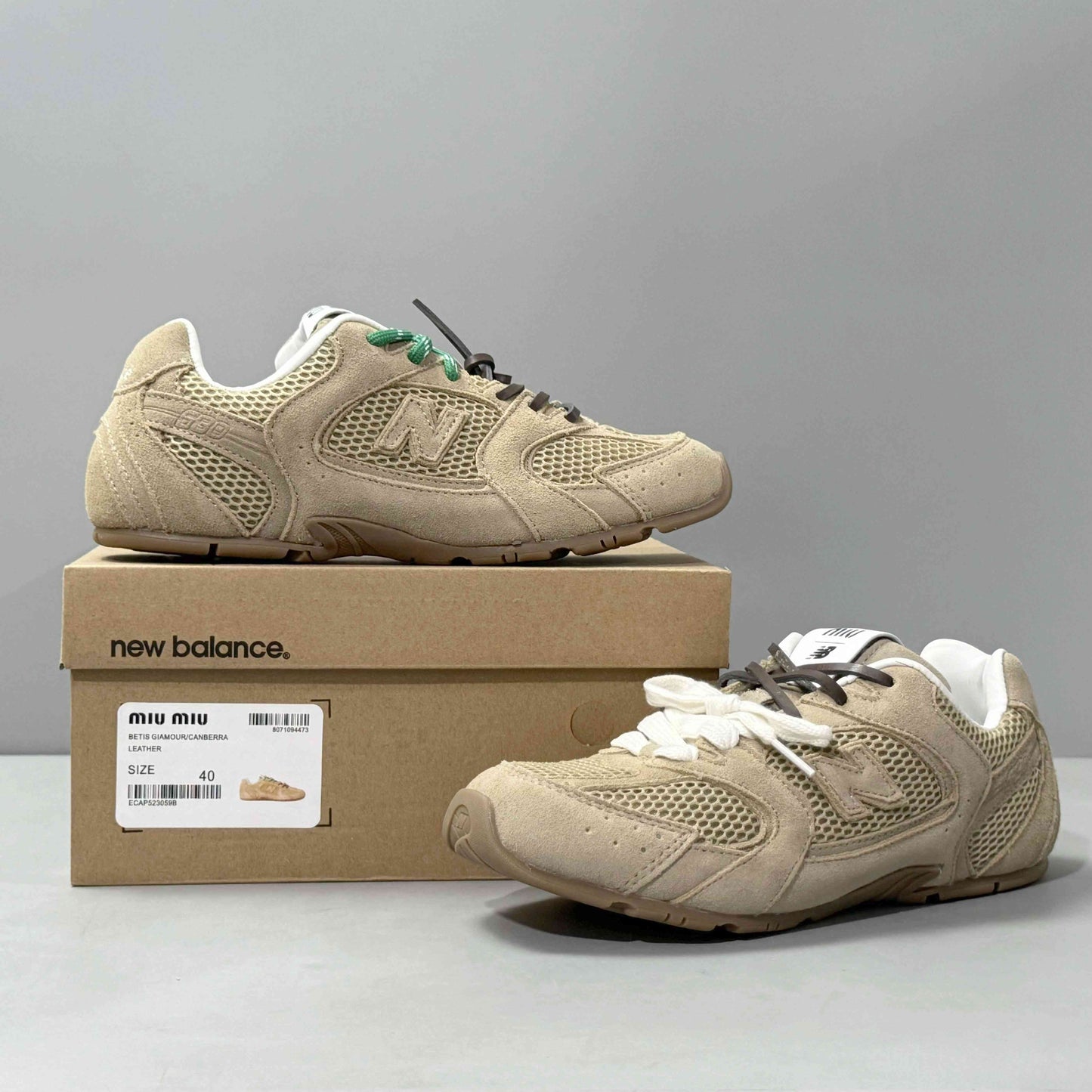 New Balance 530 x MIU MIU shearling