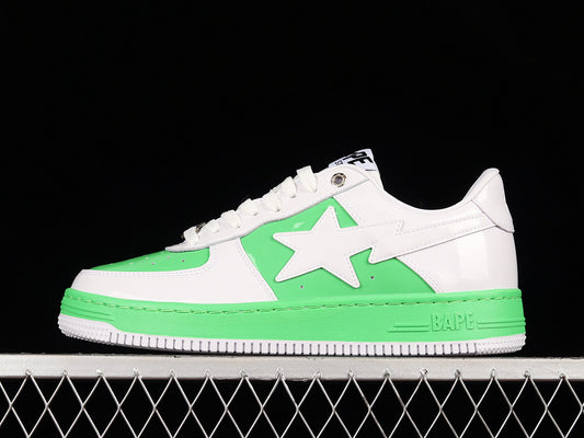 BAPE STA pistachio white