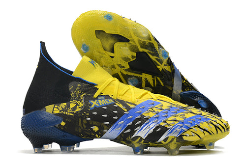 Predator Freak yellow black blue
