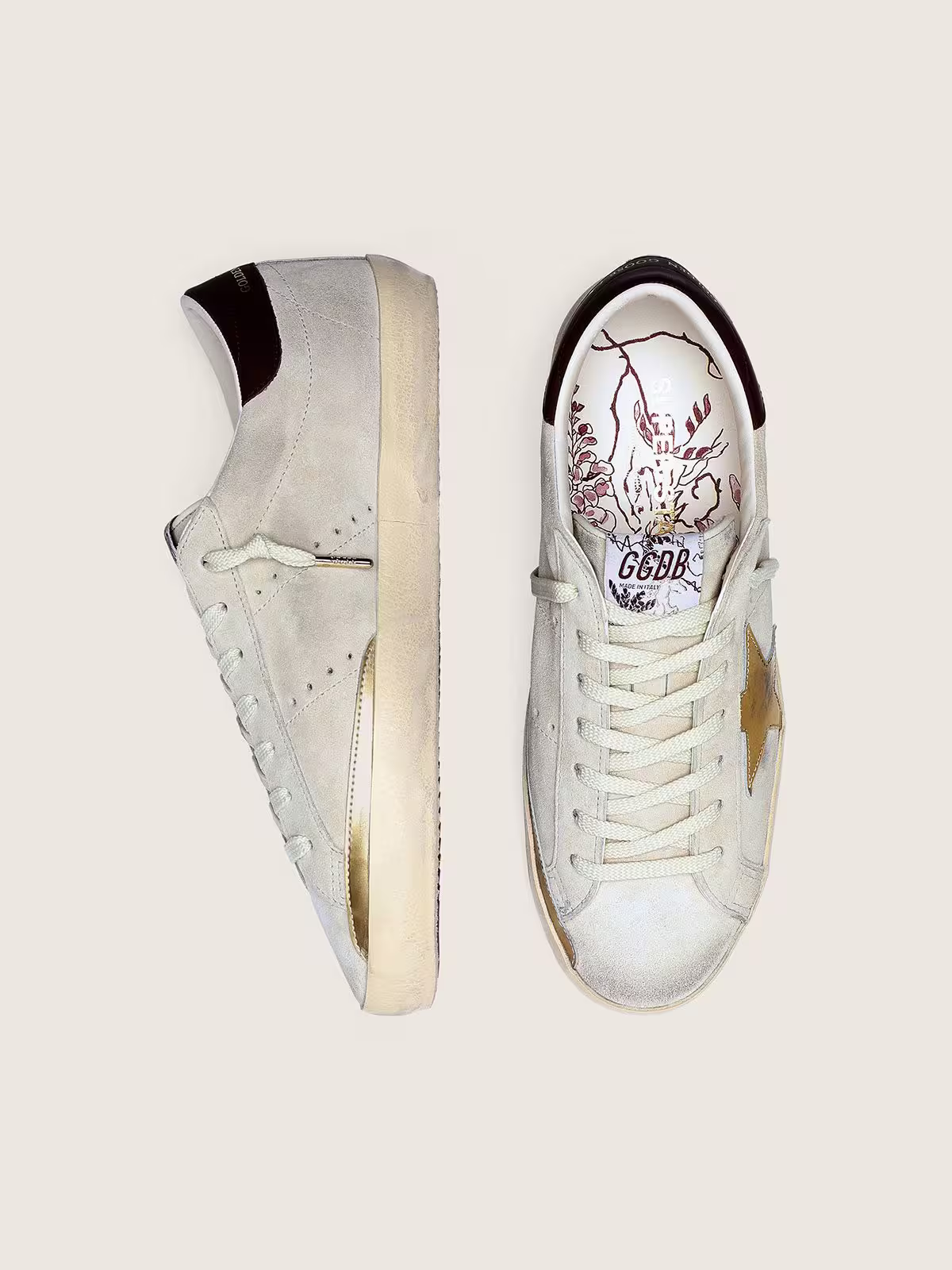 Golden Goose metallic gold star