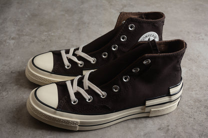 Converse heel edge brown