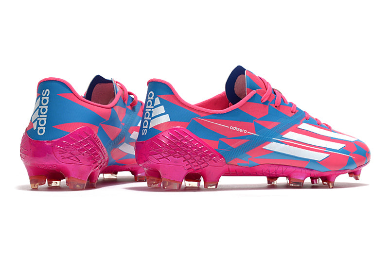 AdiZero F50 pink blue