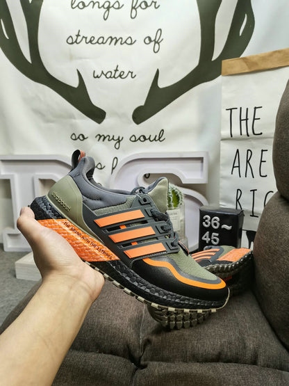 UltraBoost olive orange