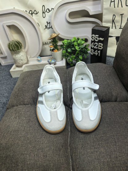 Samba jane ballerina white silver