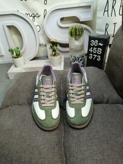 Samba rough white green purple