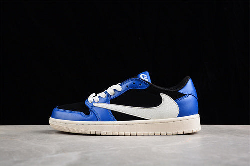 Jordan 1 Low x Travis Scott white black blue