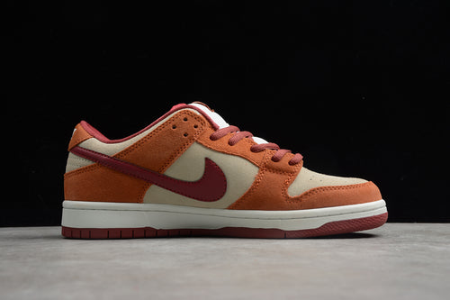 Dunk SB Low dark bean shade red