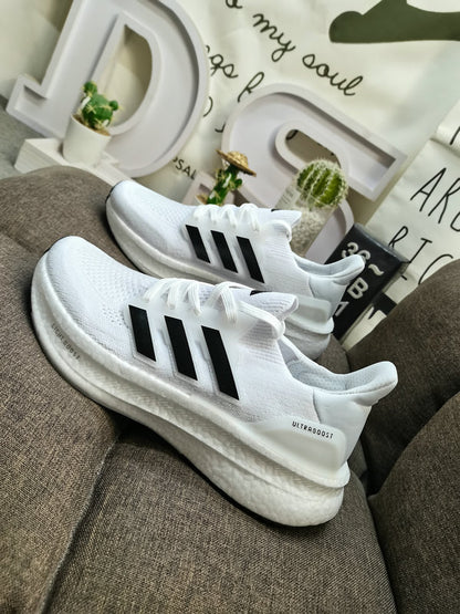 UltraBoost white black