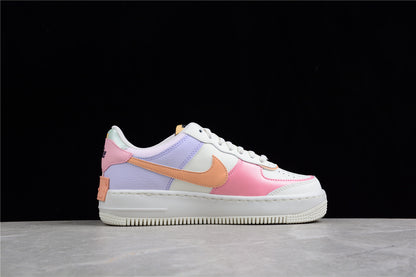 Air Force 1 shadow white pink purple