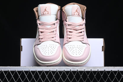 Jordan 1 Mid pink oxford