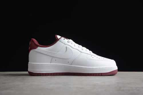 Air Force 1 full white burgundy