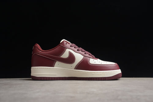Air Force 1 burgundy white