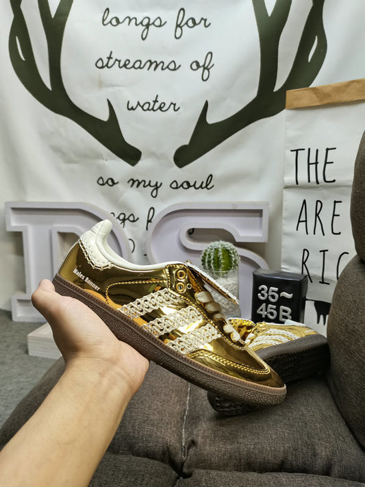 Samba Wales Bonner metallic gold