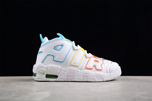 UpTempo white rainbow gum