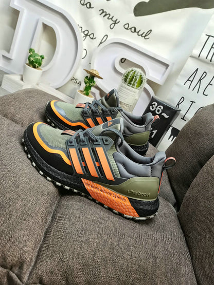 UltraBoost olive orange