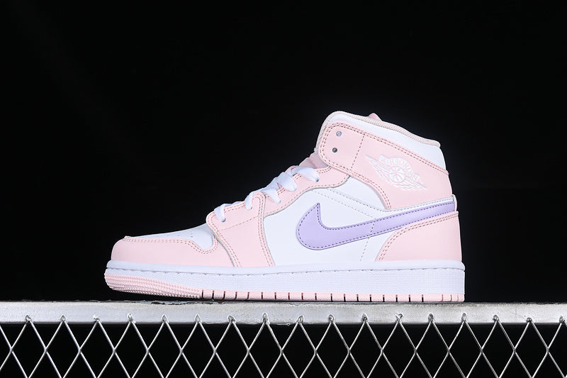 Jordan 1 Mid wash pink