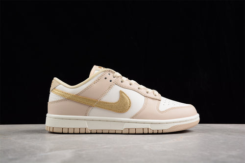 Dunk Low phantom metallic gold