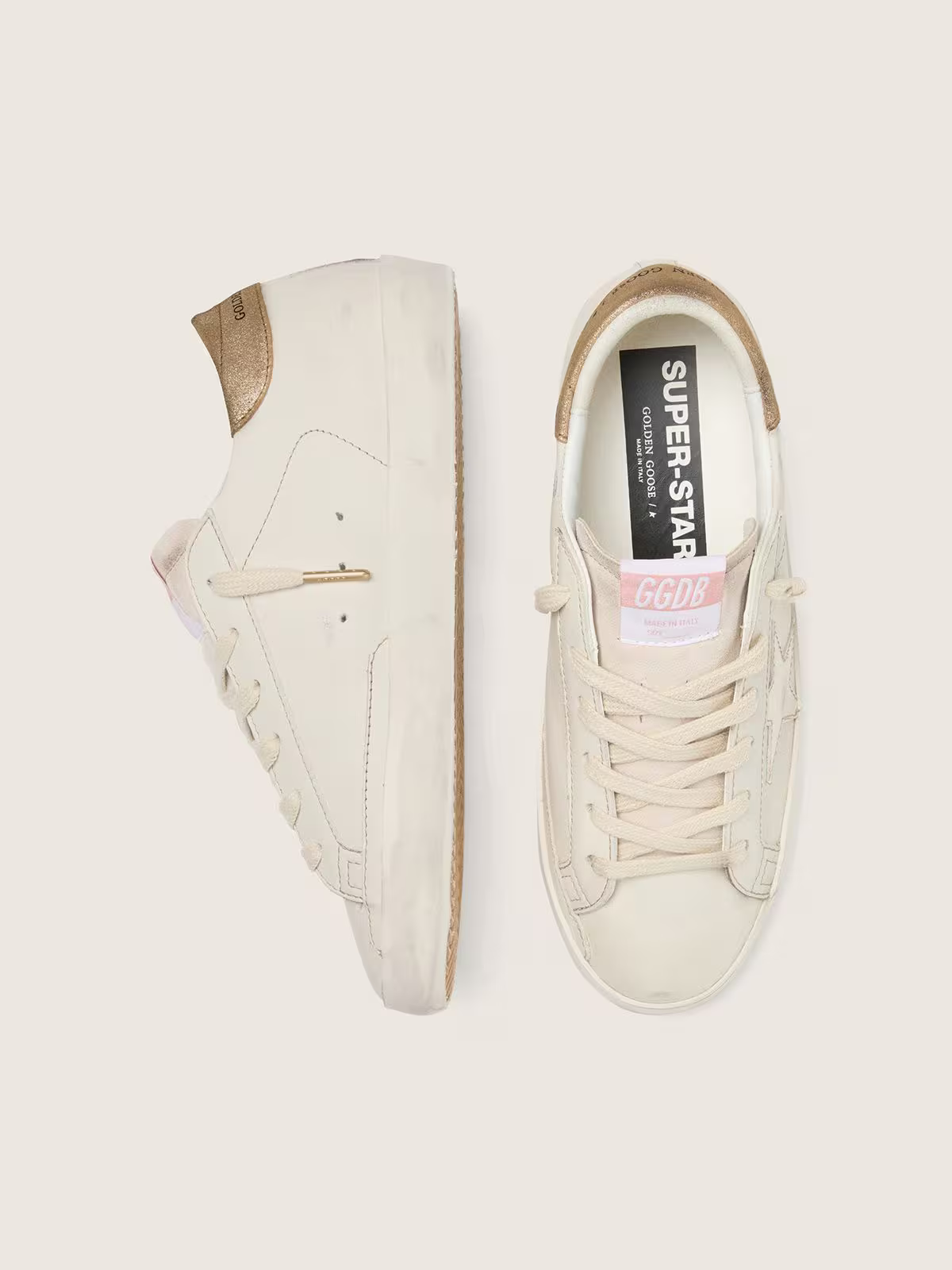 Golden Goose worn white
