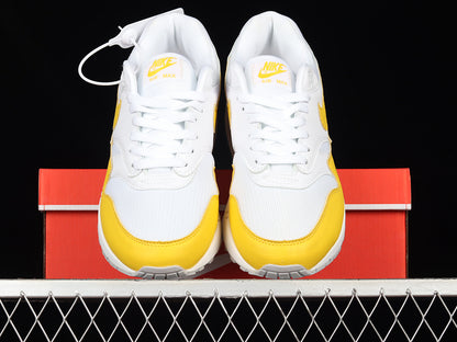 Air Max 1 white yellow