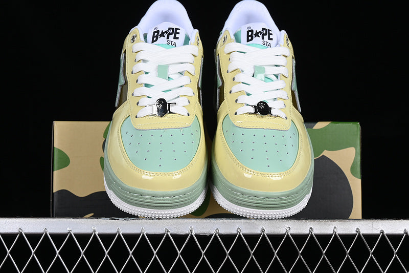 BAPE STA green yellow brown