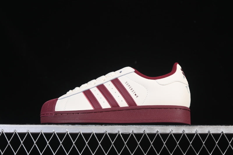 Superstar white red