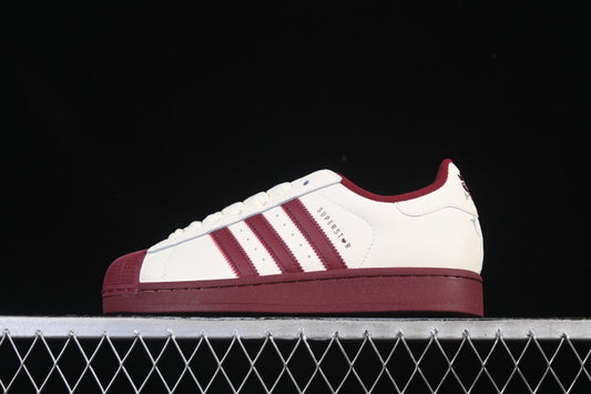 Superstar white red