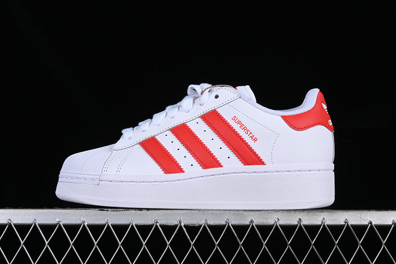 Superstar white red