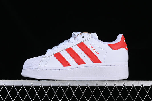 Superstar white red