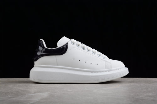 Alexander McQueen white satin black