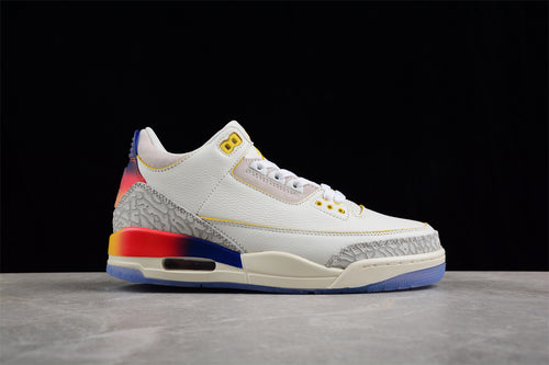 Jordan 3 x J Balvin white